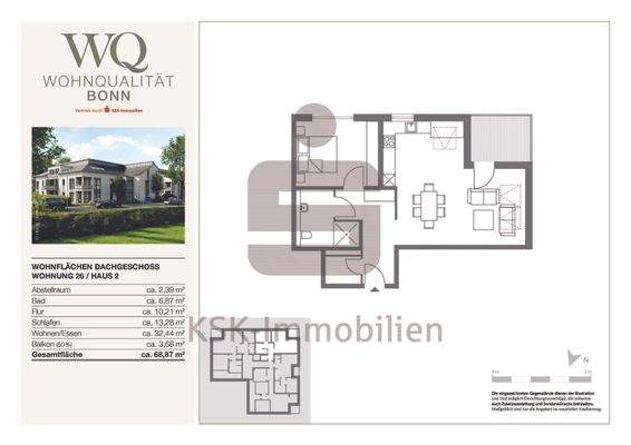 Grundriss Haus 2 Wohnung 12