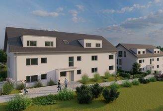 Ansicht Eingangsbereich Haus 2+1