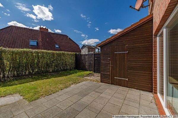 sichtgeschützter Garten Haus 8