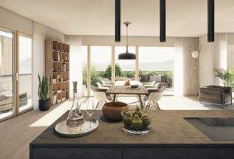 Visualisierungsbild Wohnen