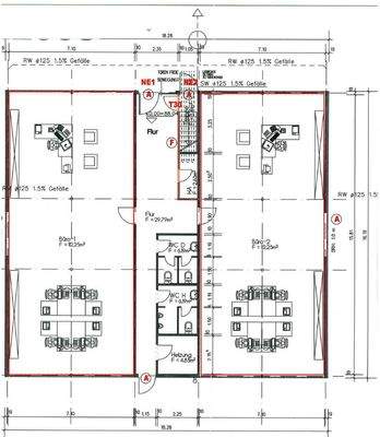 Grundriss verfügbare Flächen Erdgeschoss