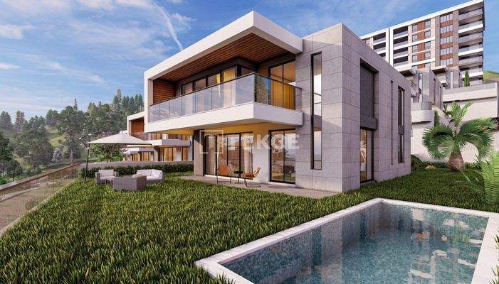 Sea View Houses with Indoor Pool in Yalincak Trabzon