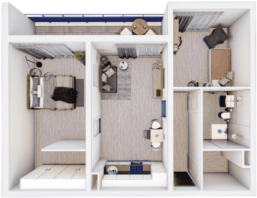 Beispielwohnung 3Zimmer GR