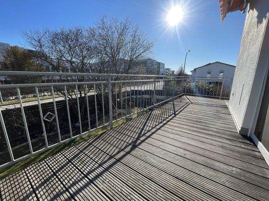 Sonne auf dem Balkon