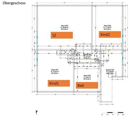 Obergeschoss Grundriss
