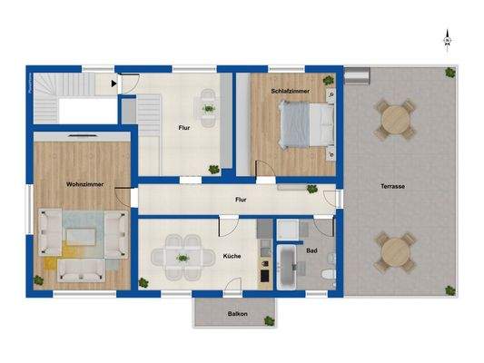 Grundriss - Erdgeschoss