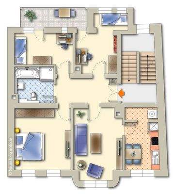 Wohnung 2 und 3 (1. und 2. OG)