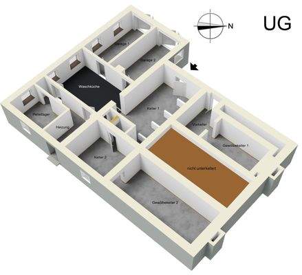 Nr. 14 Grundriss UG 3D