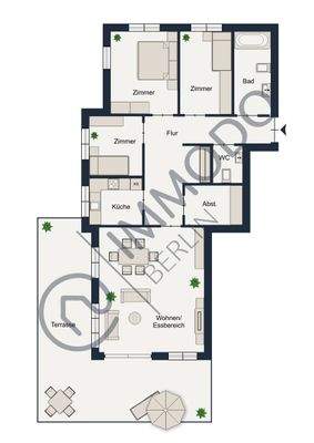 Grundriss Röntegtaler Weg 110