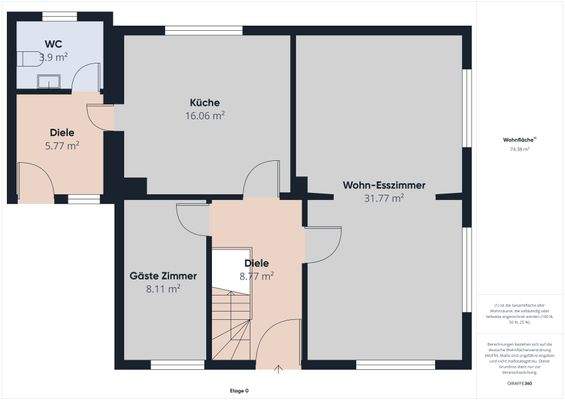 Grundriss Erdgeschoss 