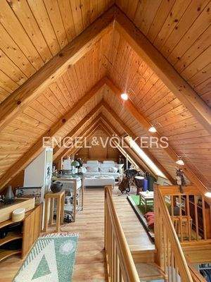 Ruhezone im Spitzboden