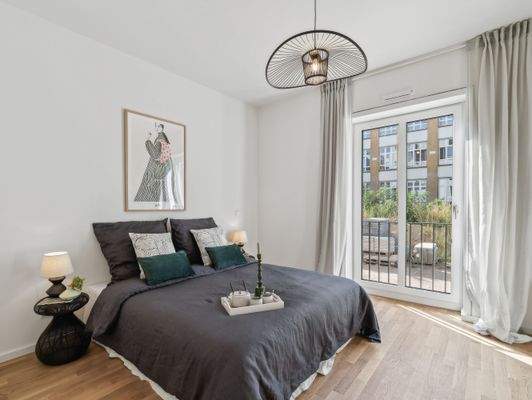 Musterwohnung Schlafzimmer