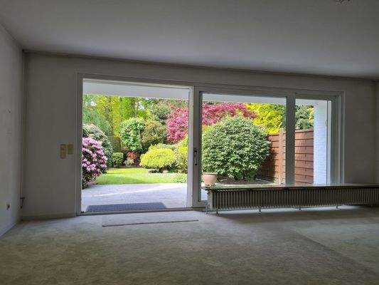 Ausblick in den Garten