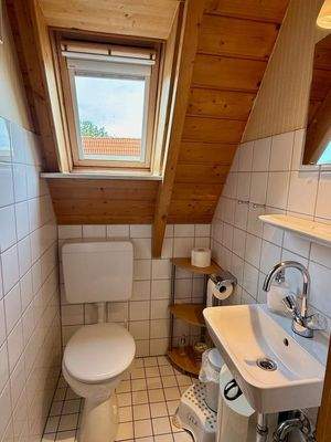 WC im Dachgeschoss