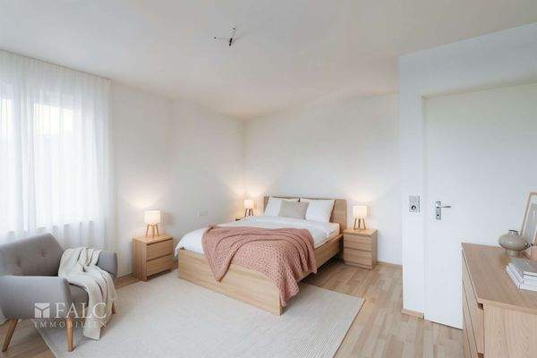 Schlafzimmer - Möblierungsbeispiel