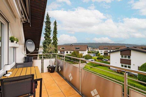 mit schöner Aussicht