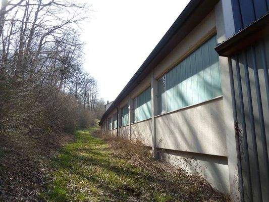 Südansicht der Gebäudeabschnitte