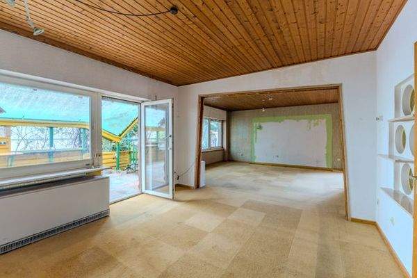 07 Wohnzimmer und Terassenzugang