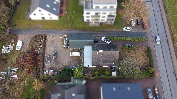 Blick von oben, Richtung Norden 