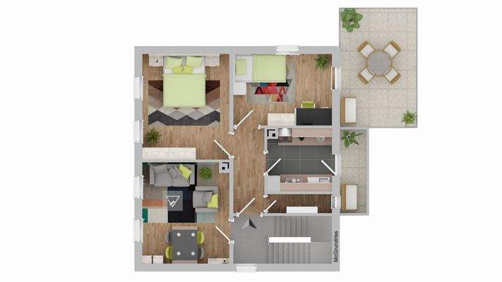 Illustration Grundriss OG