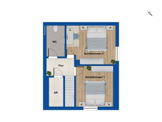 Grundriss Obergeschoss