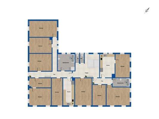 Grundriss 2. Obergeschoss