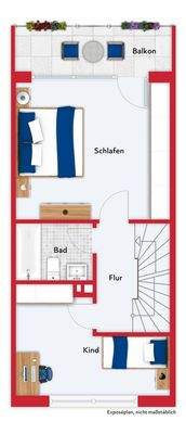 Grundriss Obergeschoss