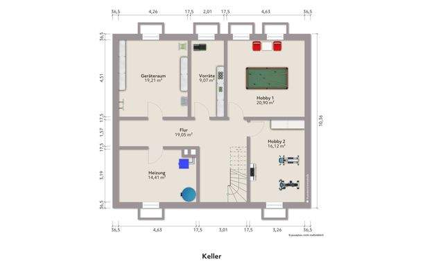 Keller (gehört zur Wohnung 1)