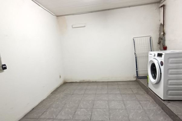 Waschraum im Keller