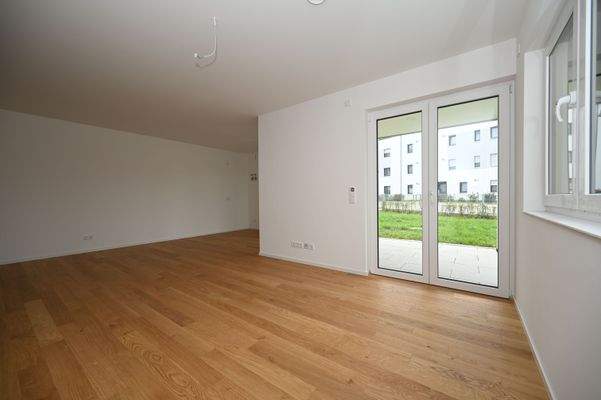 Schöner Blick in den Garten