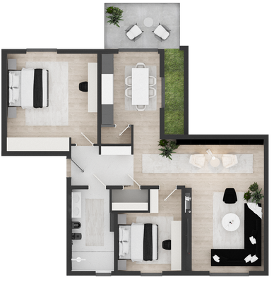 Grundriss WE 5 2. OG rechts