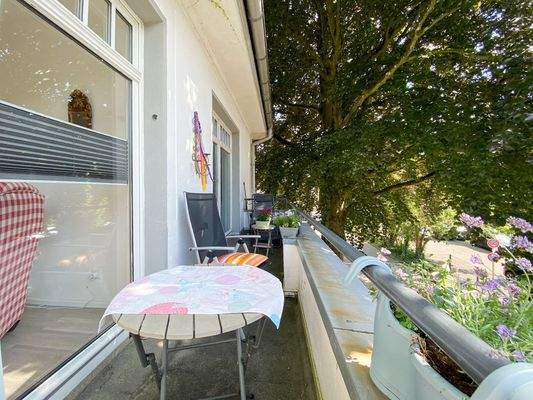 Balkon im Obergeschoss