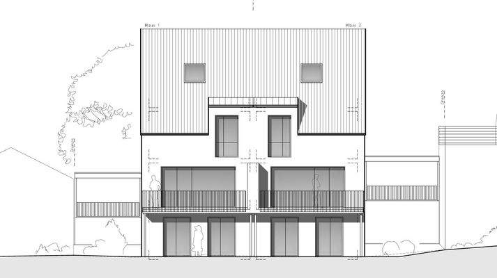 01 Ansicht West - Garten