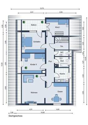 Grundriss Dachgeschoss