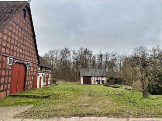 Blick kleine Scheune