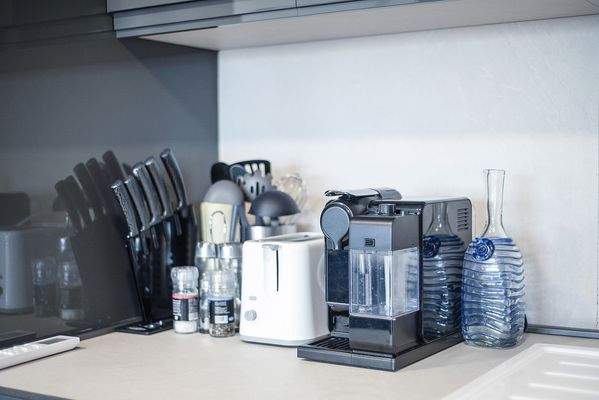 Kitchen in apartment in Magaluf 7