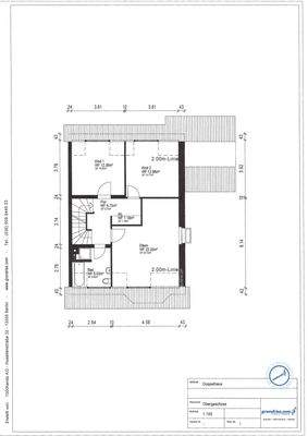 Grundriss obere Etage