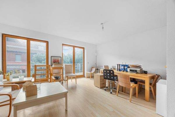 mit Platz für einen Essbereich