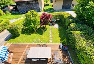 Ausblick auf Terrasse