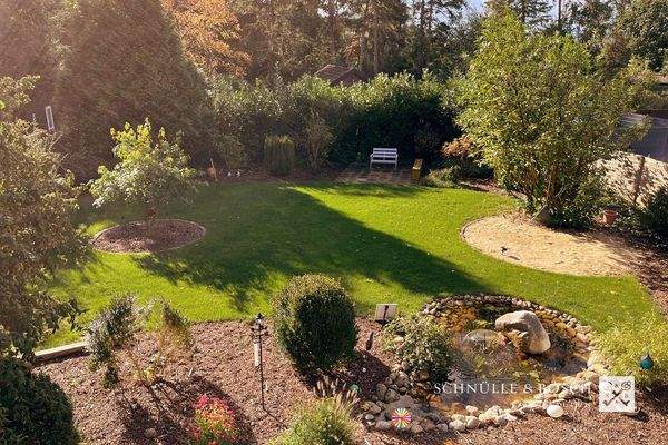 Das Blick aus dem Dachgeschoss