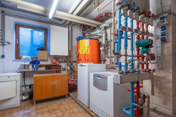 Anlagetechnik im Kellergeschoss