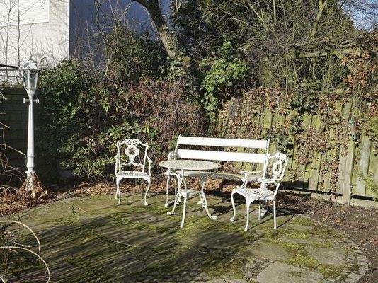 Stilvoll angelegter Garten...