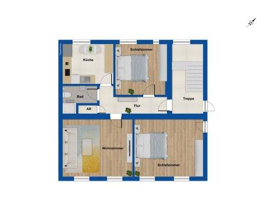 Grundriss 1. Obergechoss