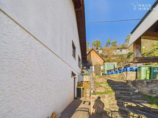 Aussenansicht Treppenaufgang