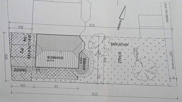 Grundriss Grundstück