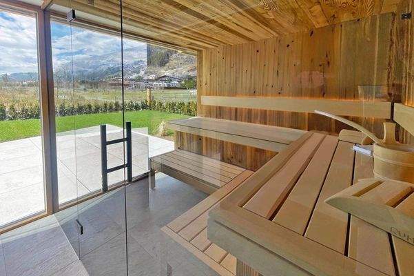 Die Sauna mit Ausblick