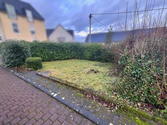 Garten gegenüber vom Haus