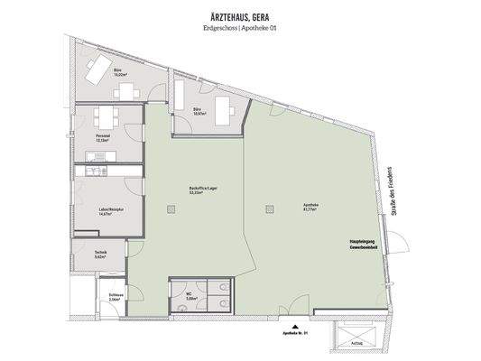 Grundrissvariante Apotheke