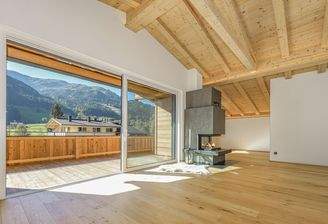 KITZIMMO-Neubau-Penthouse mit Panorama-Ausblick in sonniger Lage - Immobilien Aurach.