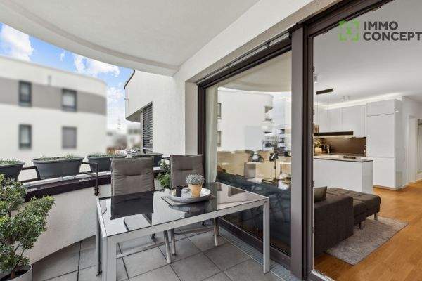 Überdachte Sommerlounge